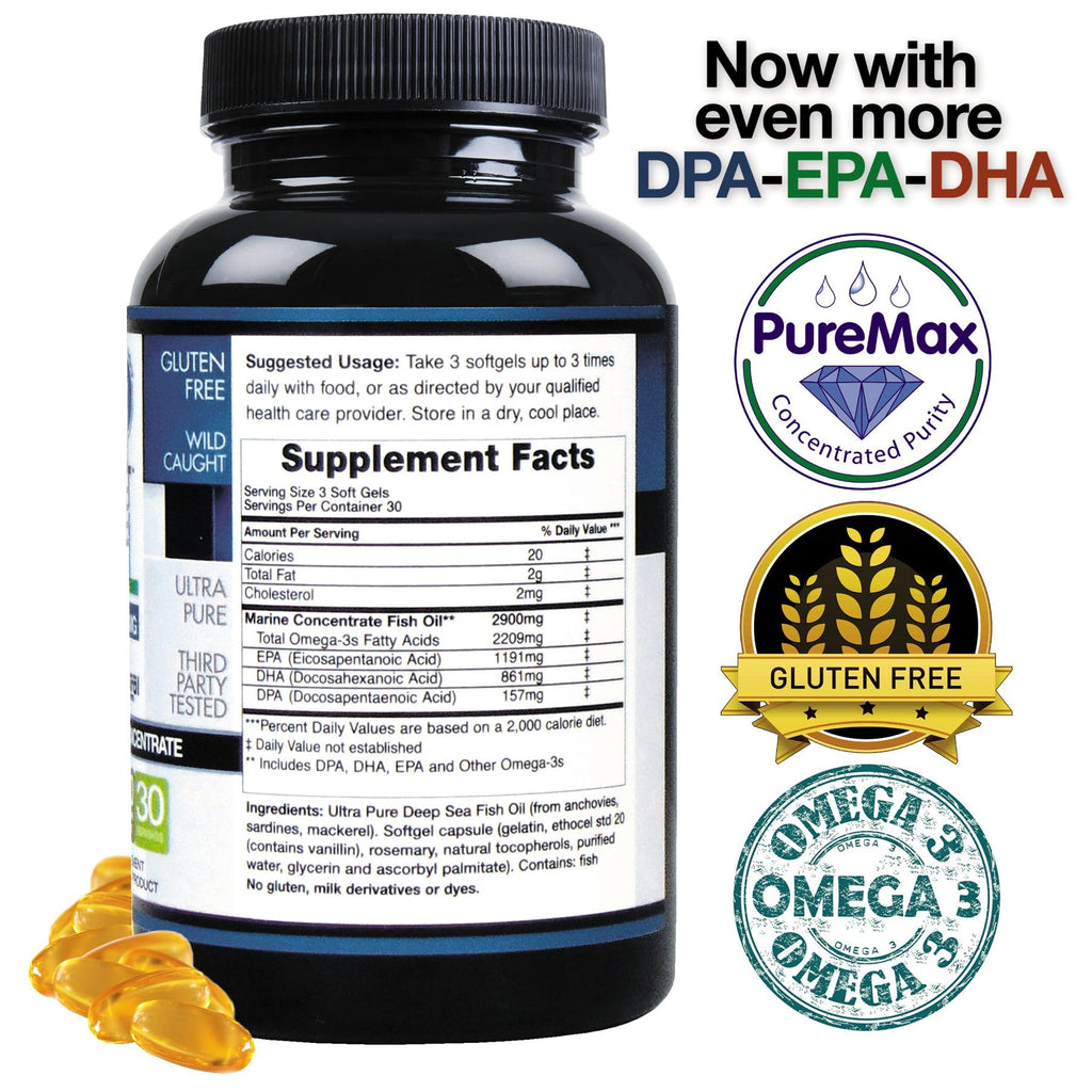 Wild Caught Omega 3 Fish Oil 2,900 MG P88691