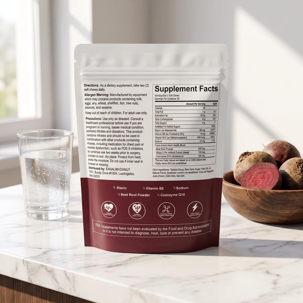 Beet Chews 4-in-1, 60 Count K594