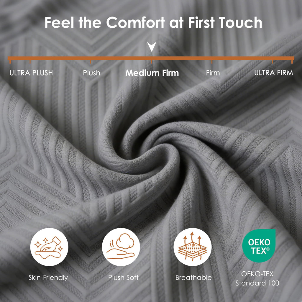 5 inch Bamboo Charcoal Gel Memory Foam Full Size Mattress Y977