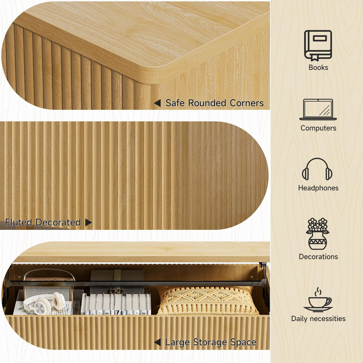 Lift Top Coffee Table H143