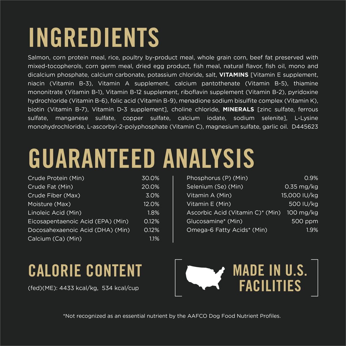 Salmon High Protein Dry Dog Food T226