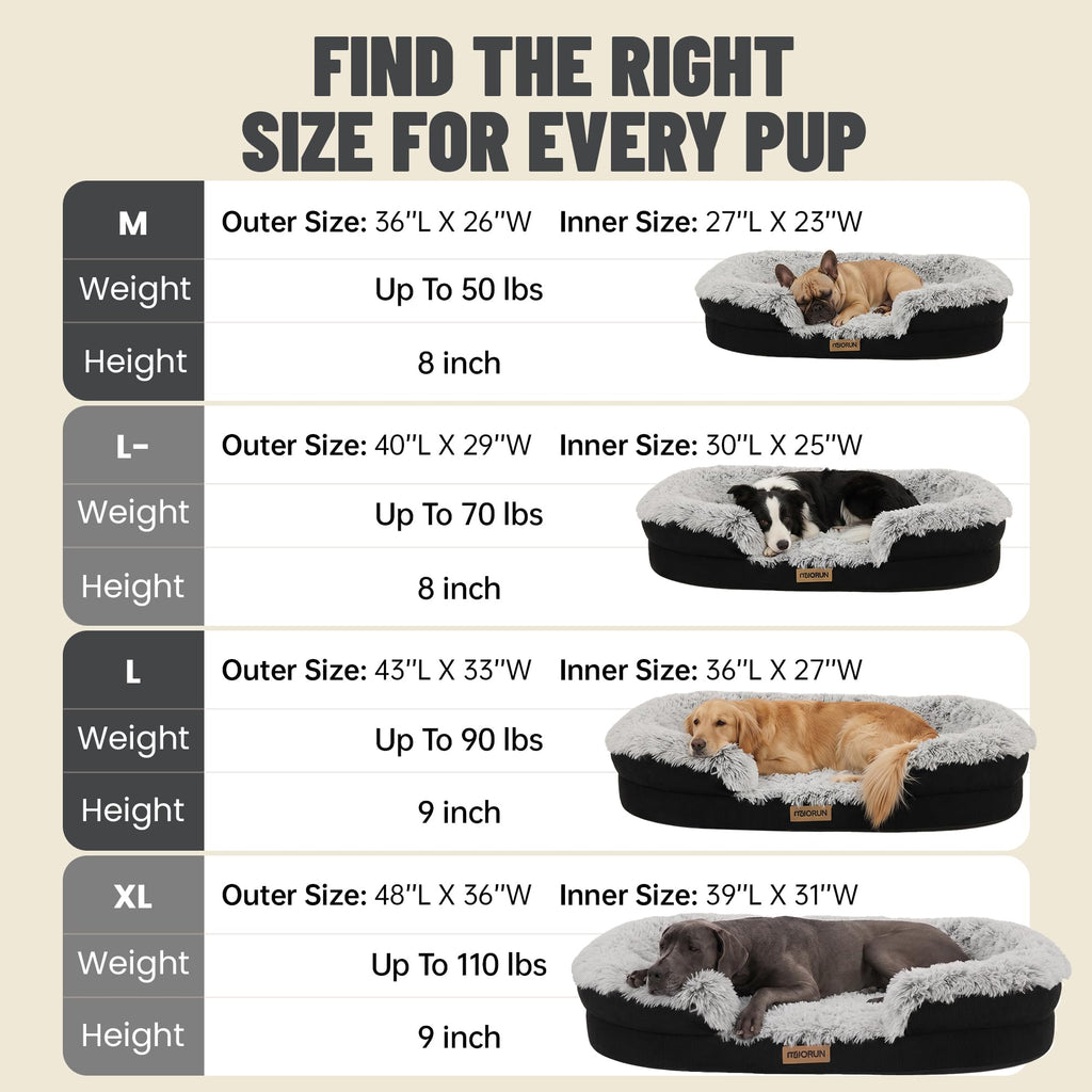Fluffy Orthopedic Dog Bed M393323