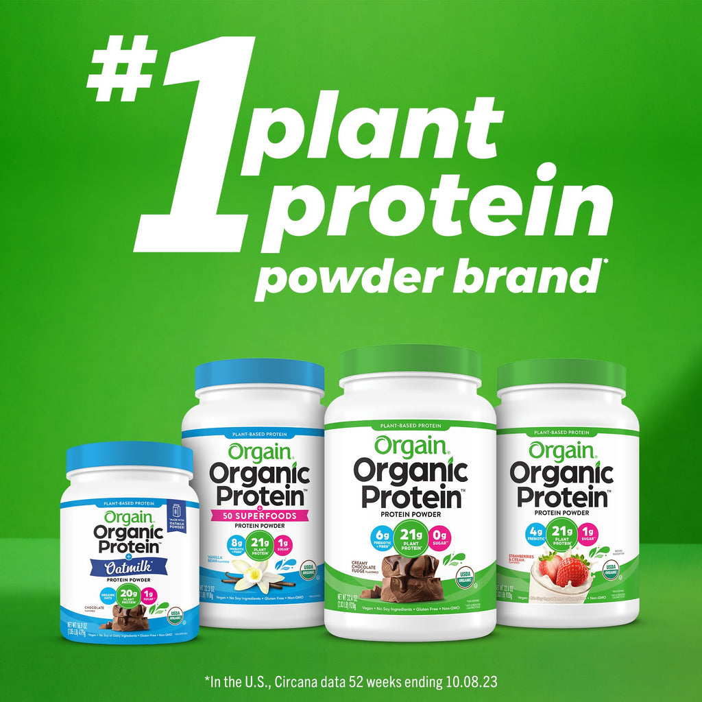 Organic Vegan Protein + Superfoods Powders Vanilla Bean T65024