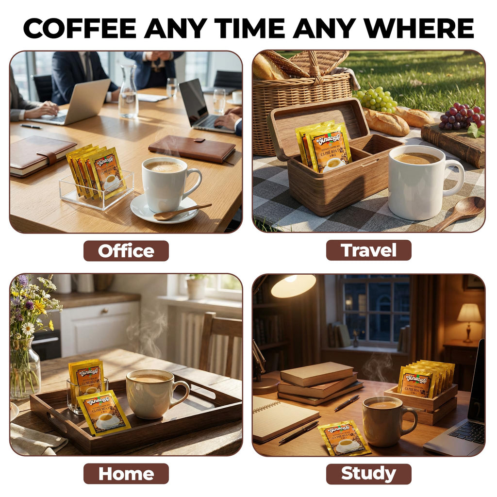 Instant Coffee Packets 3 in 1 Medium Roast 20 Sachets G4457