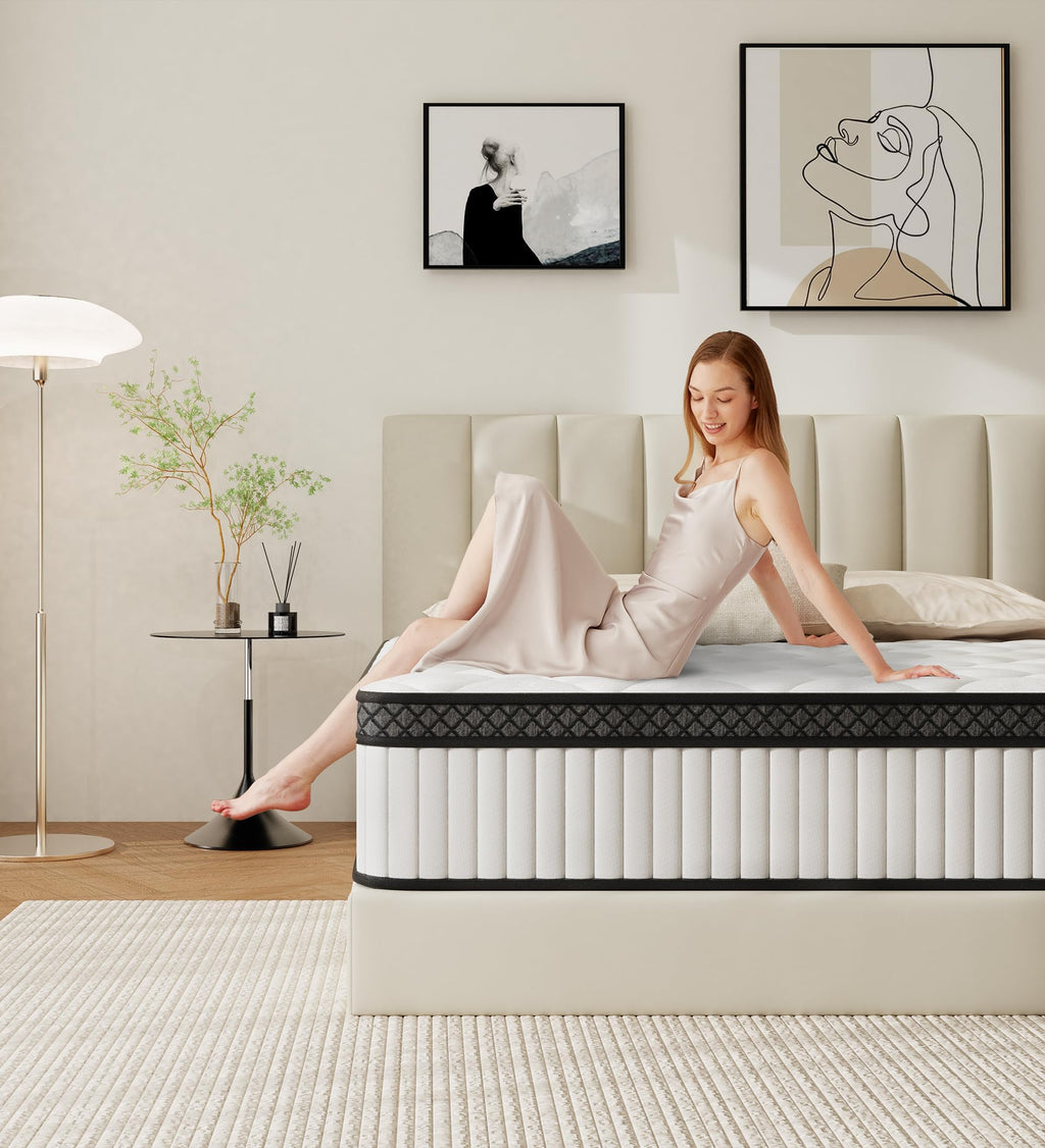 12 Inch Full Size Hybrid Mattress in a Box A635729