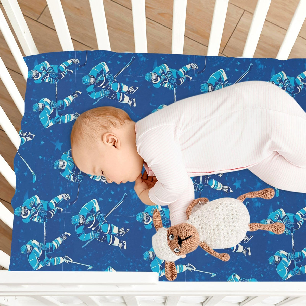 Soft Breathable Microfiber Fitted Crib Sheet L8118