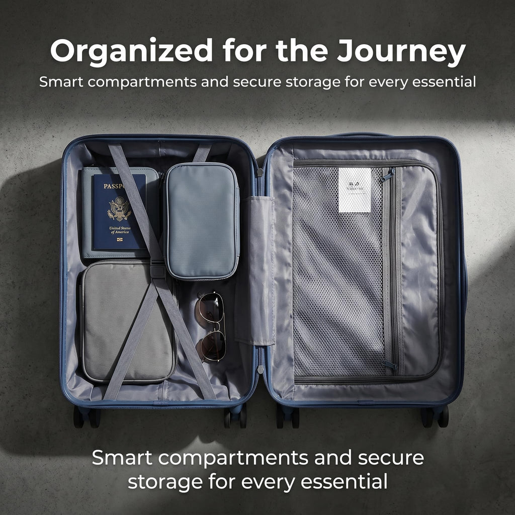 20 Inch Lightweight Hard Shell Spinner Luggage O8788