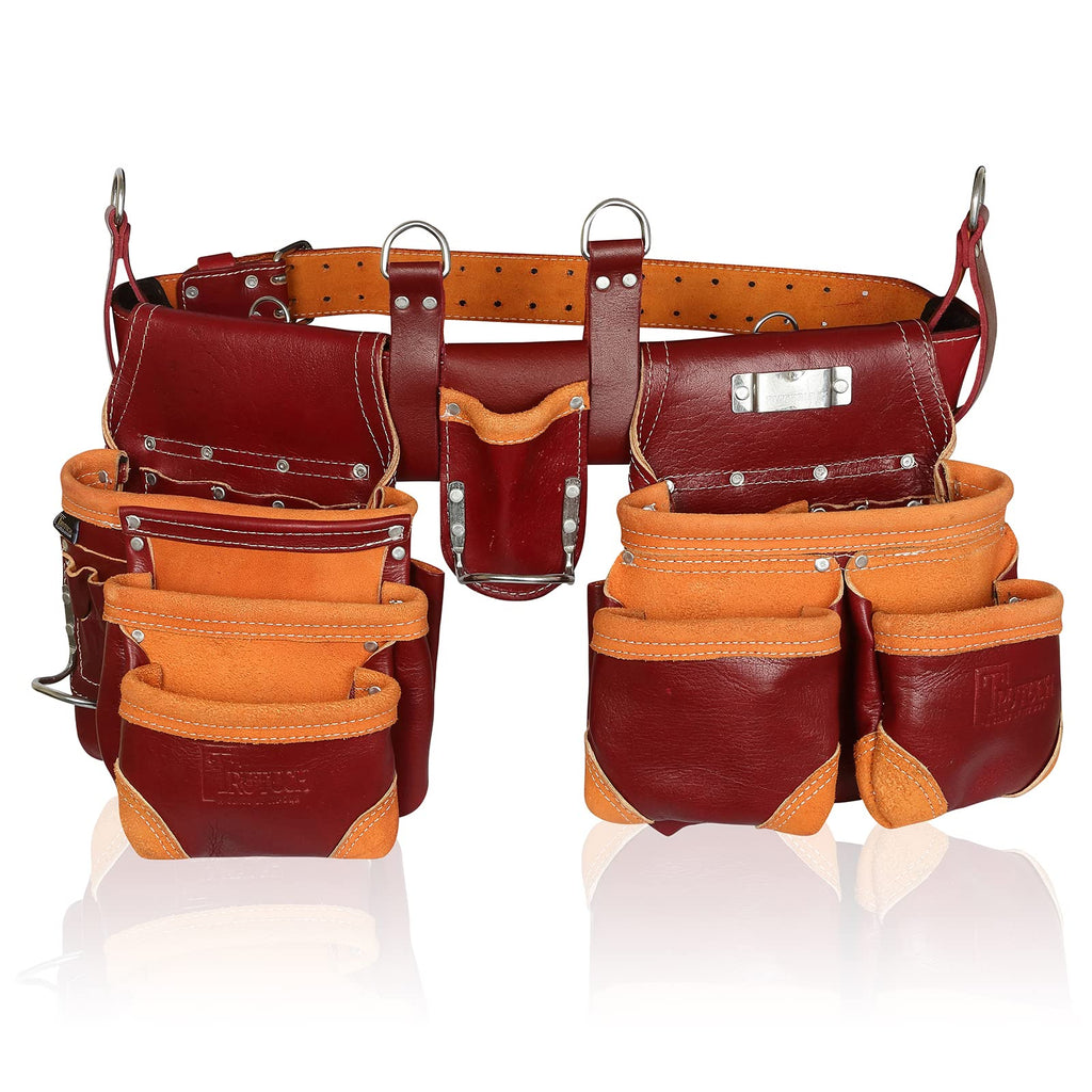 Maroon Leather Tool Belt W34702