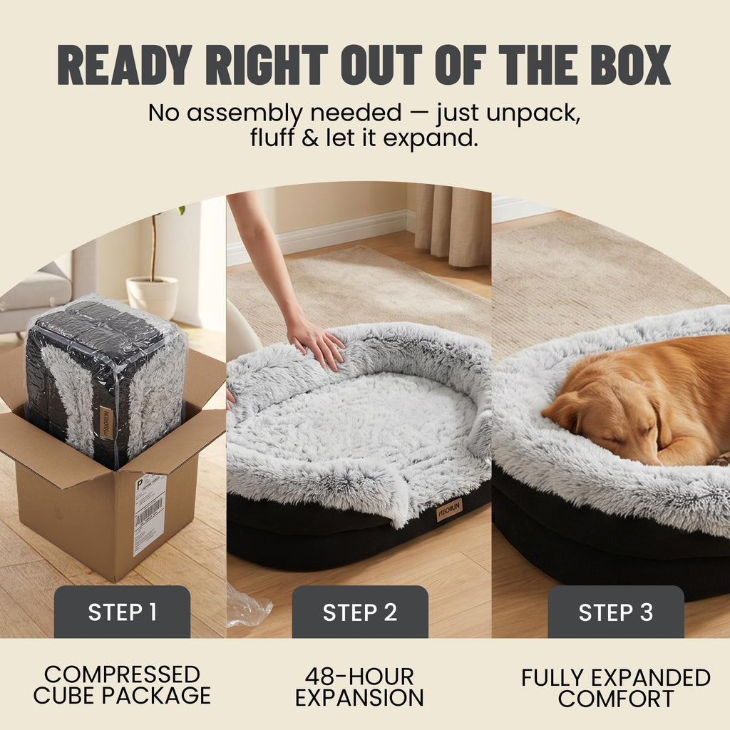 Fluffy Orthopedic Dog Bed M393323
