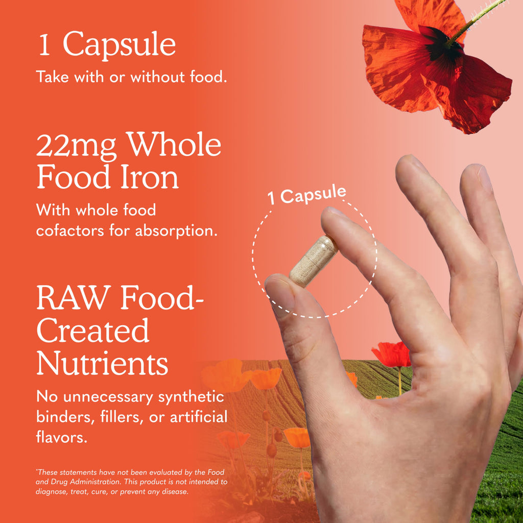 Vitamin Code Raw Iron Supplement, 30 Capsules R783