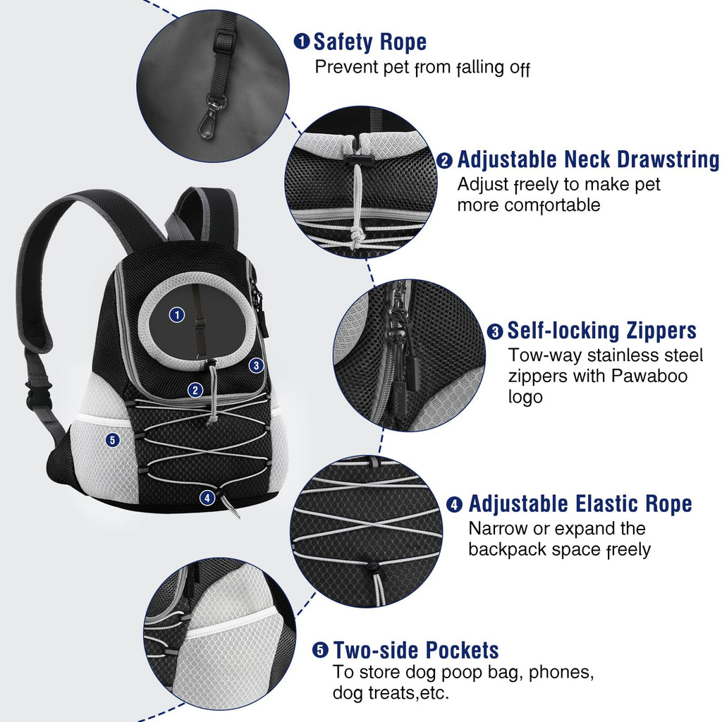 Ventilated Mesh Pet Front Carrier Backpack D323109