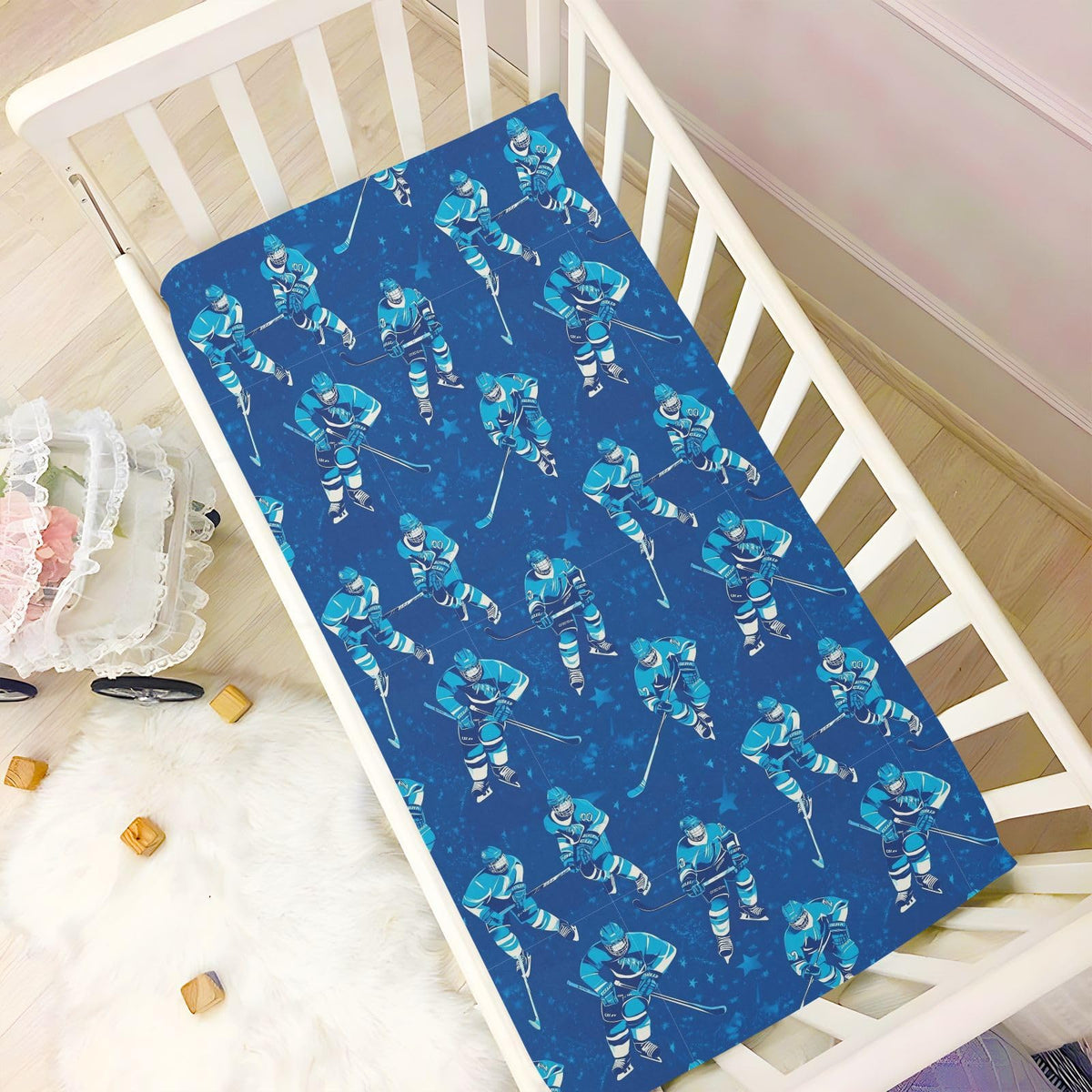 Soft Breathable Microfiber Fitted Crib Sheet L8118