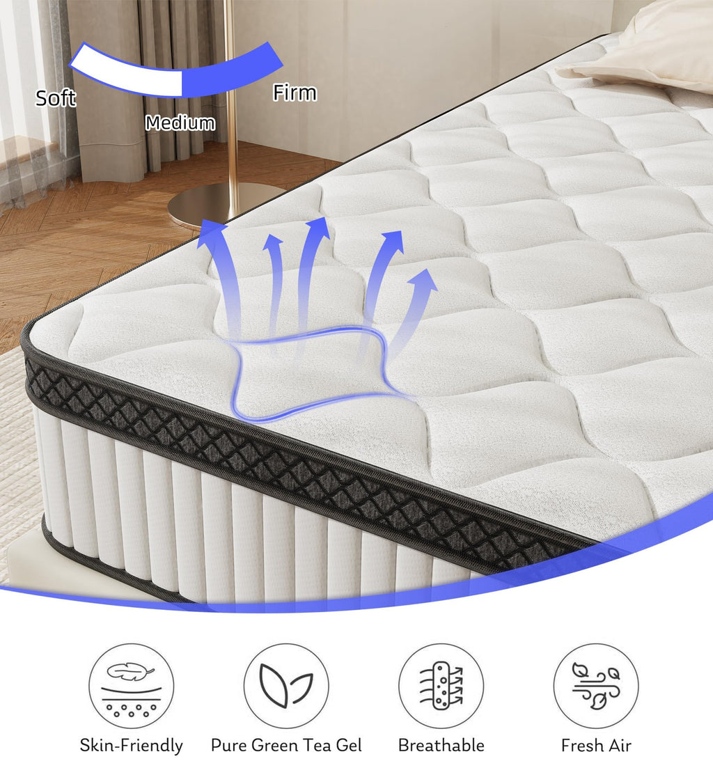 12 Inch Full Size Hybrid Mattress in a Box A635729
