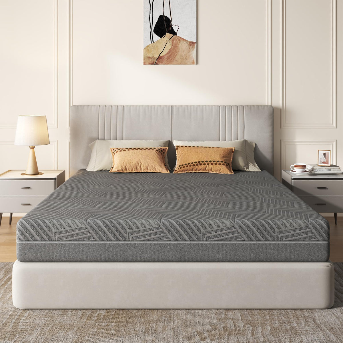 5 inch Bamboo Charcoal Gel Memory Foam Full Size Mattress Y977