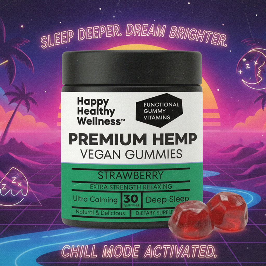 Strawberry Hemp Gummies 60 Count E83675