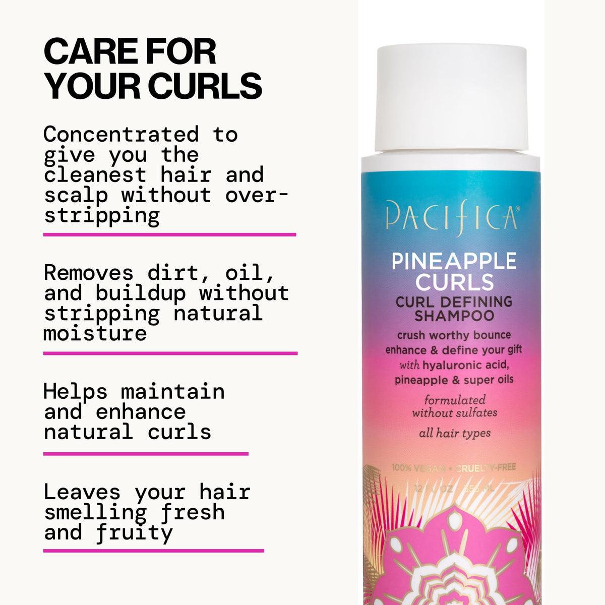 Curly Hair Shampoo & Conditioner Set, Sulfate Free F856094