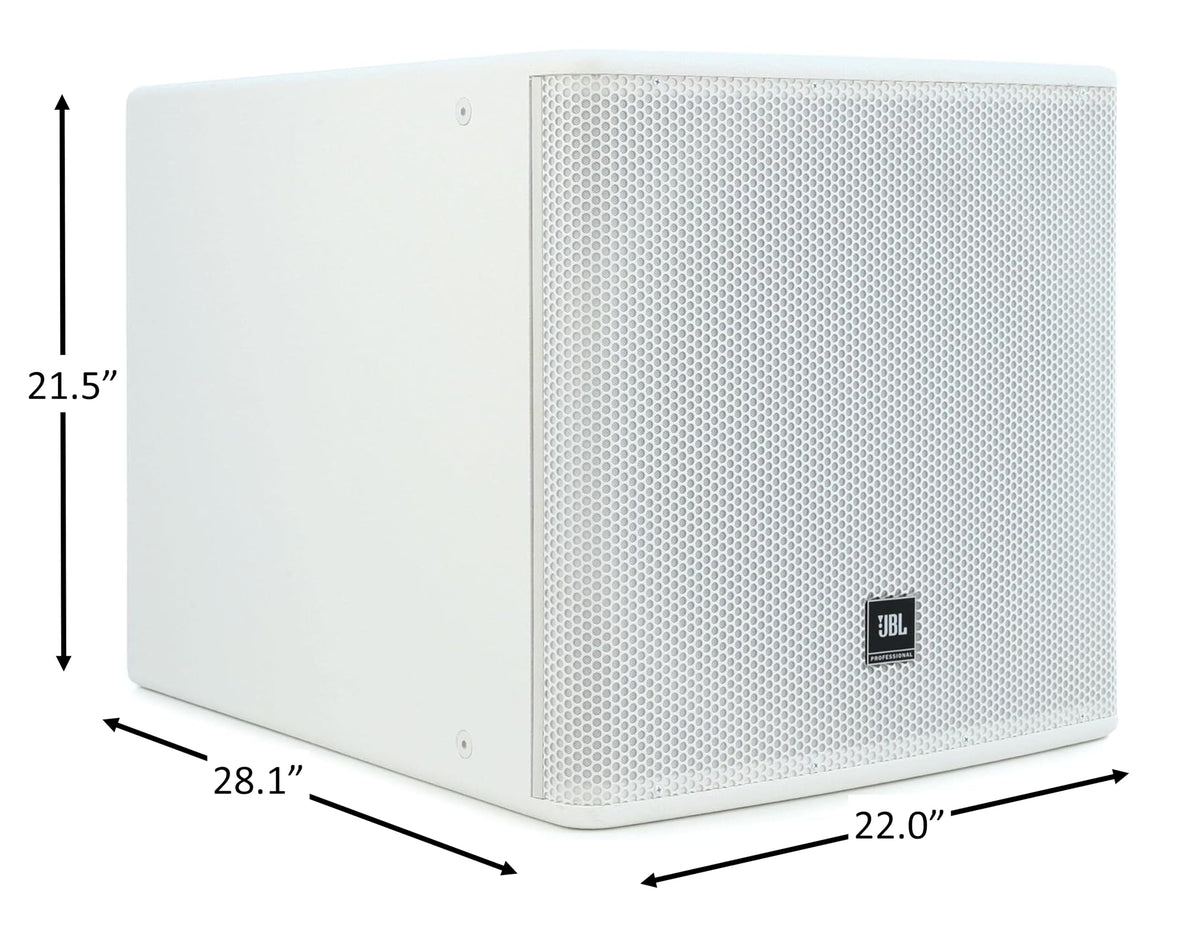 White 18-Inch High Power Subwoofer System B718