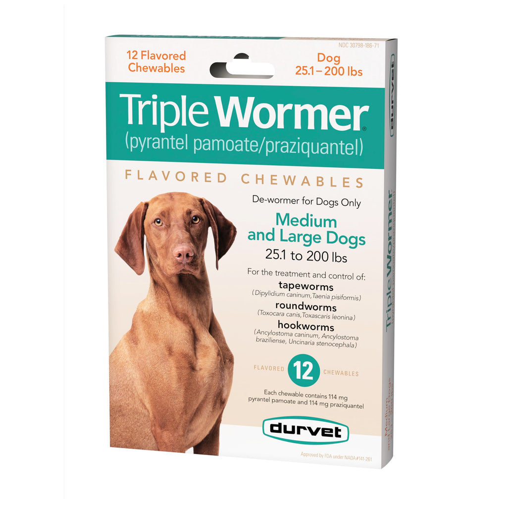 Triple Wormer for Medium and Large Dogs X6684