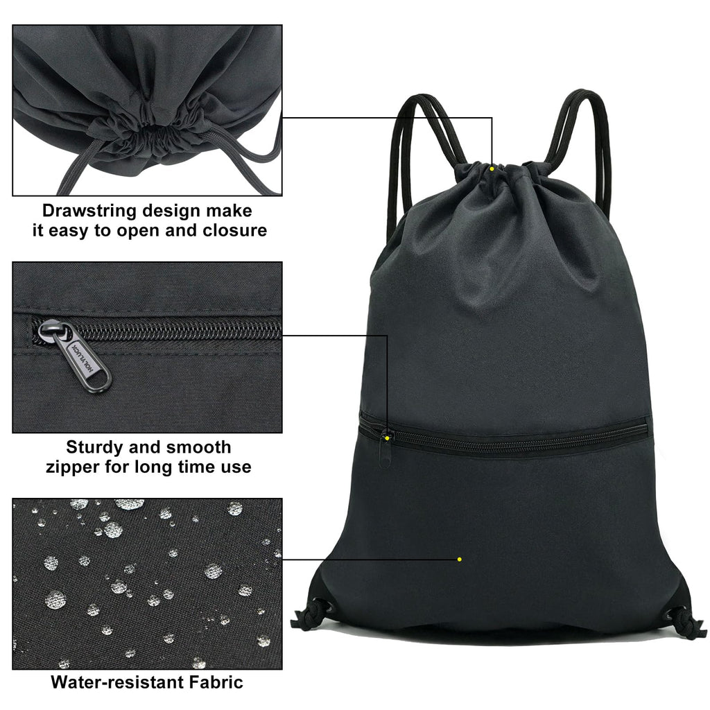 Drawstring Backpack Bag Sport Gym Sackpack S7683