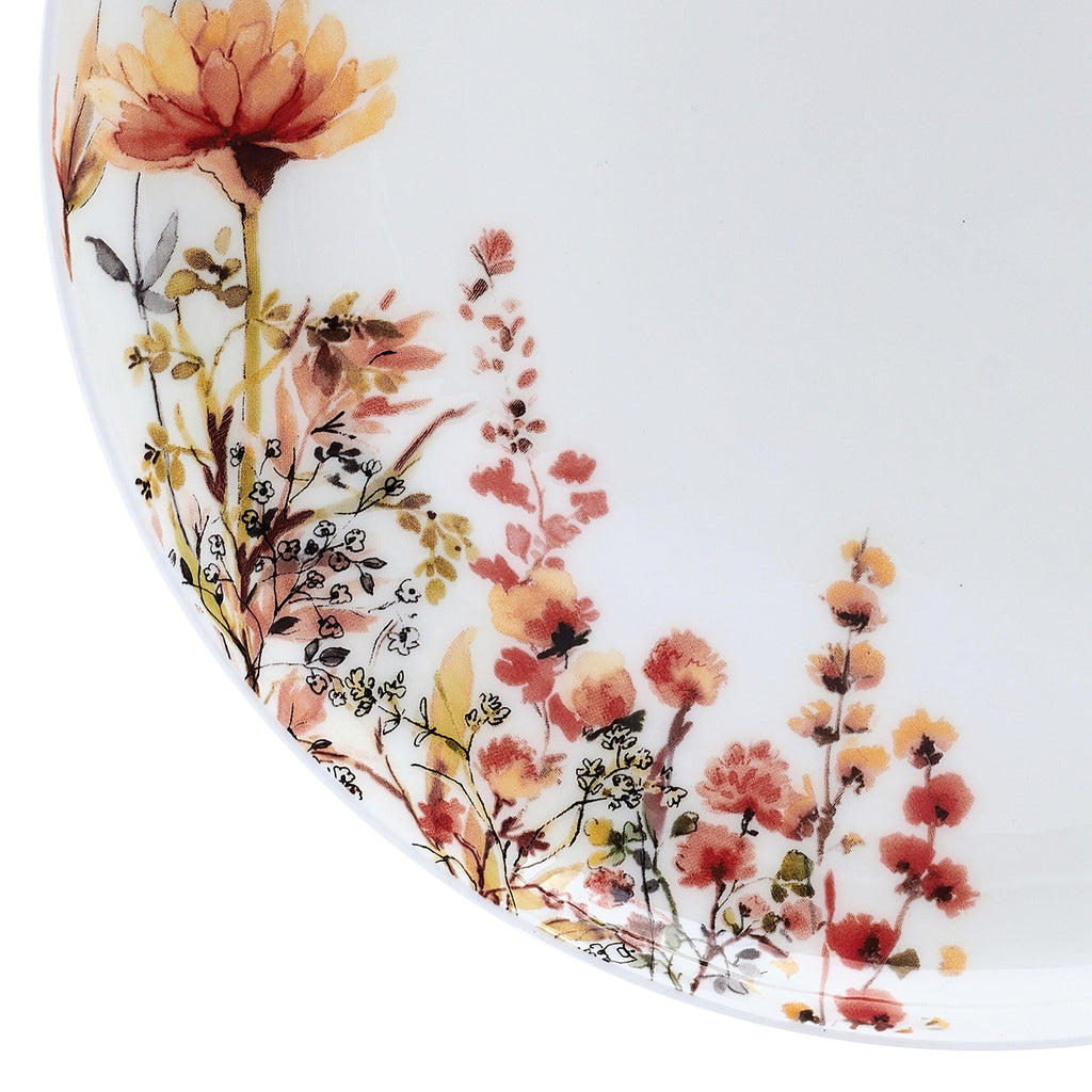 12 Piece Floral Bone China Dinnerware Set G9642