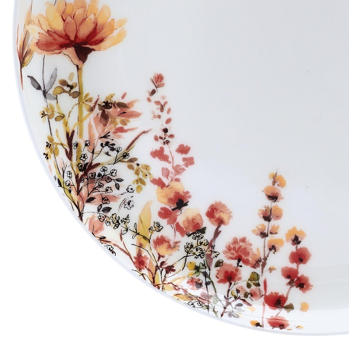 12 Piece Floral Bone China Dinnerware Set G9642
