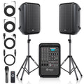 Portable All-in-One 2-Way PA System with 8-Channel Mixer B743
