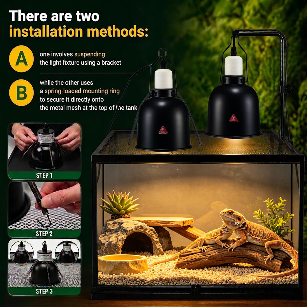 Ceramic Socket Reptile Heat Lamp Kit D36214