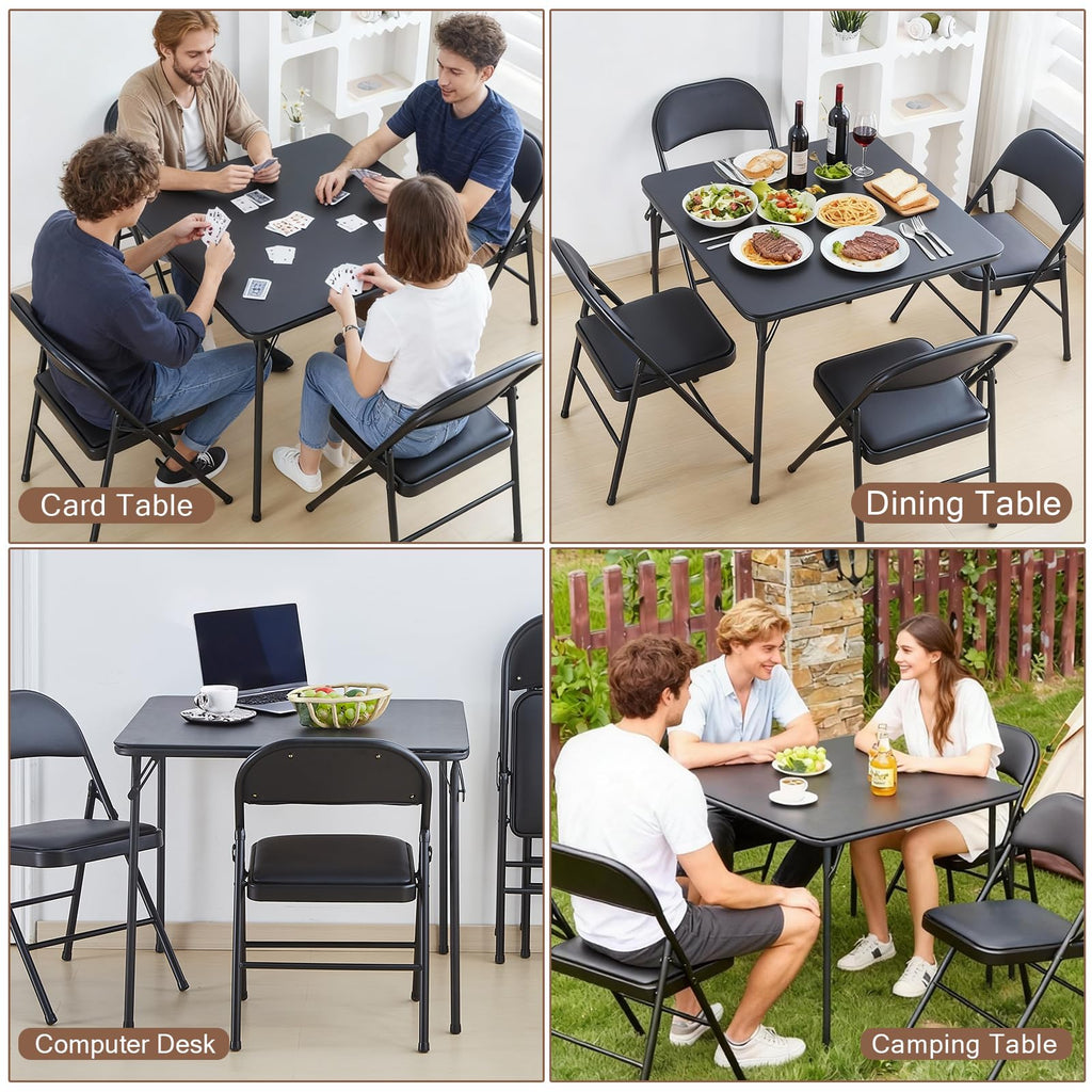 Black 32x32 Folding Table B597305