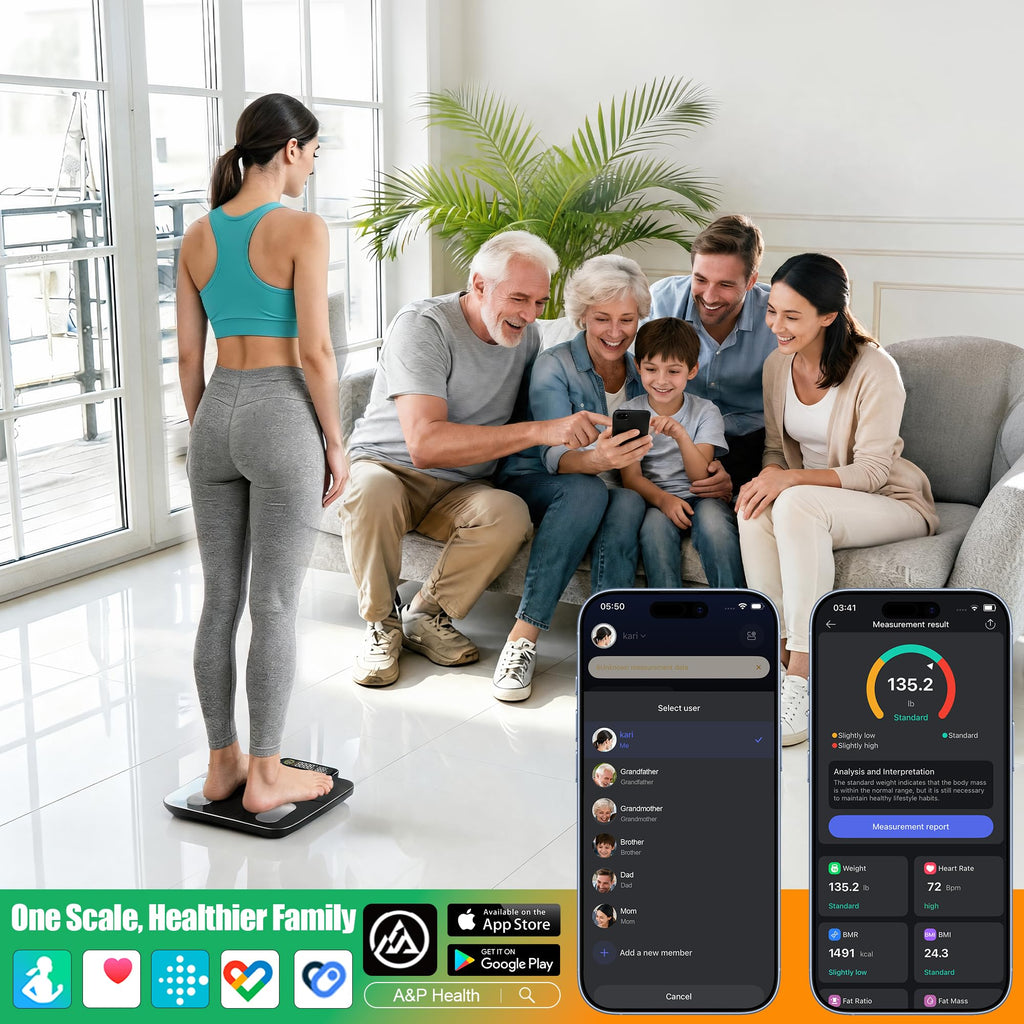 Solar Powered Smart Scale for Body Weight H463