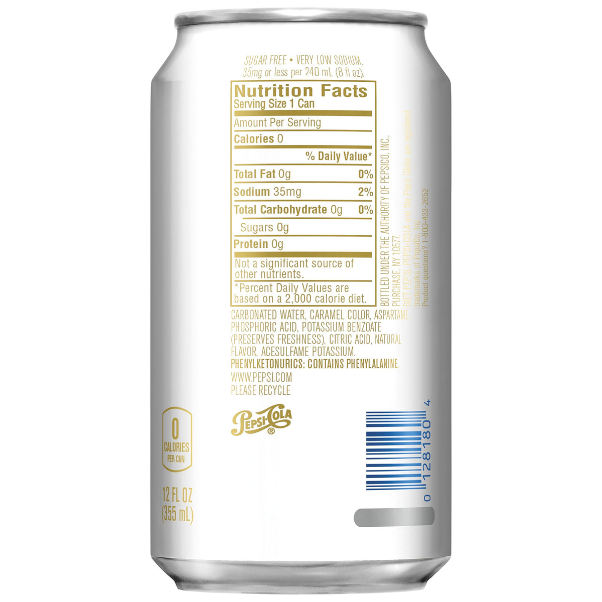 Caffeine Free 12 ounce Cans 24 Count I40129