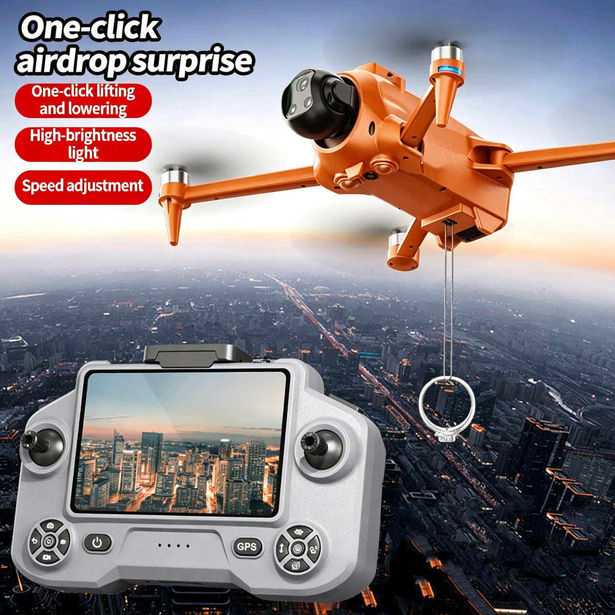 4K EIS Camera Drone with HD Screen U842126