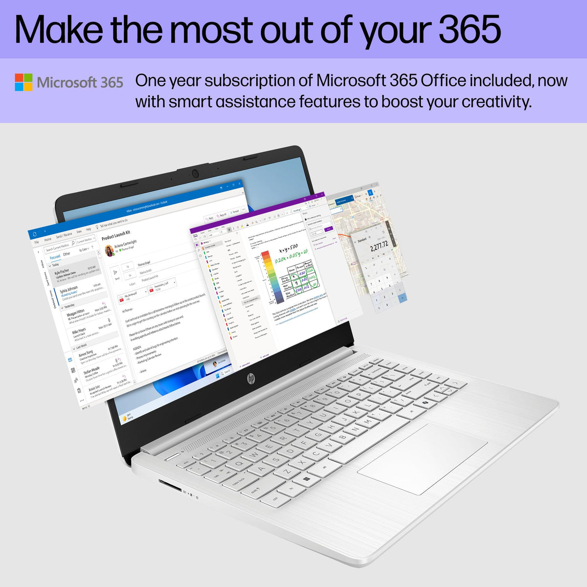 14 inch Laptop, Intel Celeron N4500, 4 GB RAM, 64 GB eMMC, Natural Silver C49824