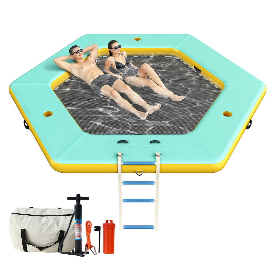 10 FT Hexagon Inflatable Water Hammock E28360