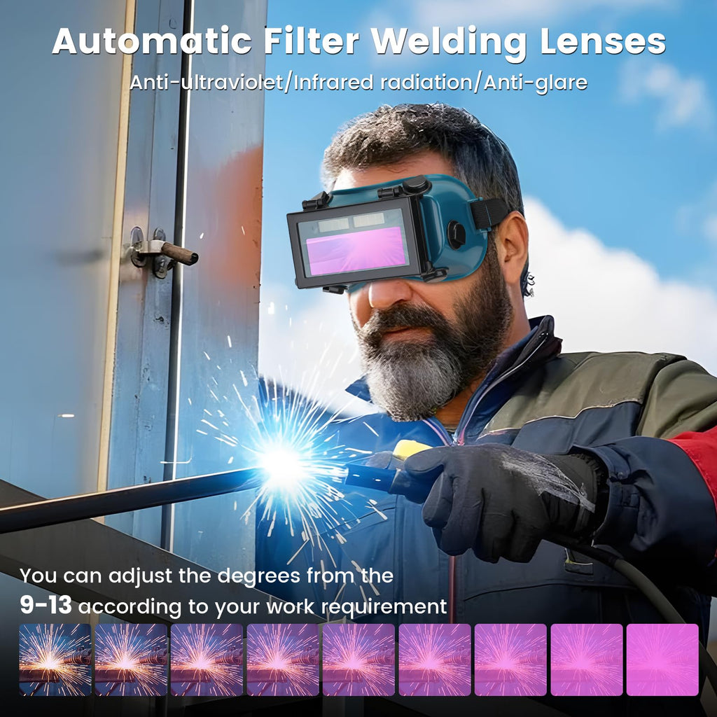 Auto-Darkening Welding Goggles with Flip-Up Lens Z636494