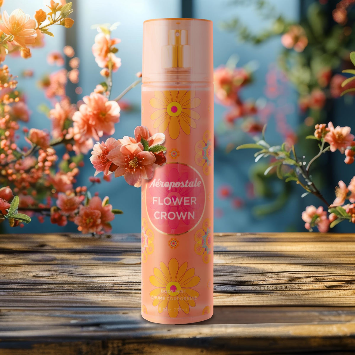 Peach Daisy Flower Crown 8 Fl. Oz. Body Mists Q669156