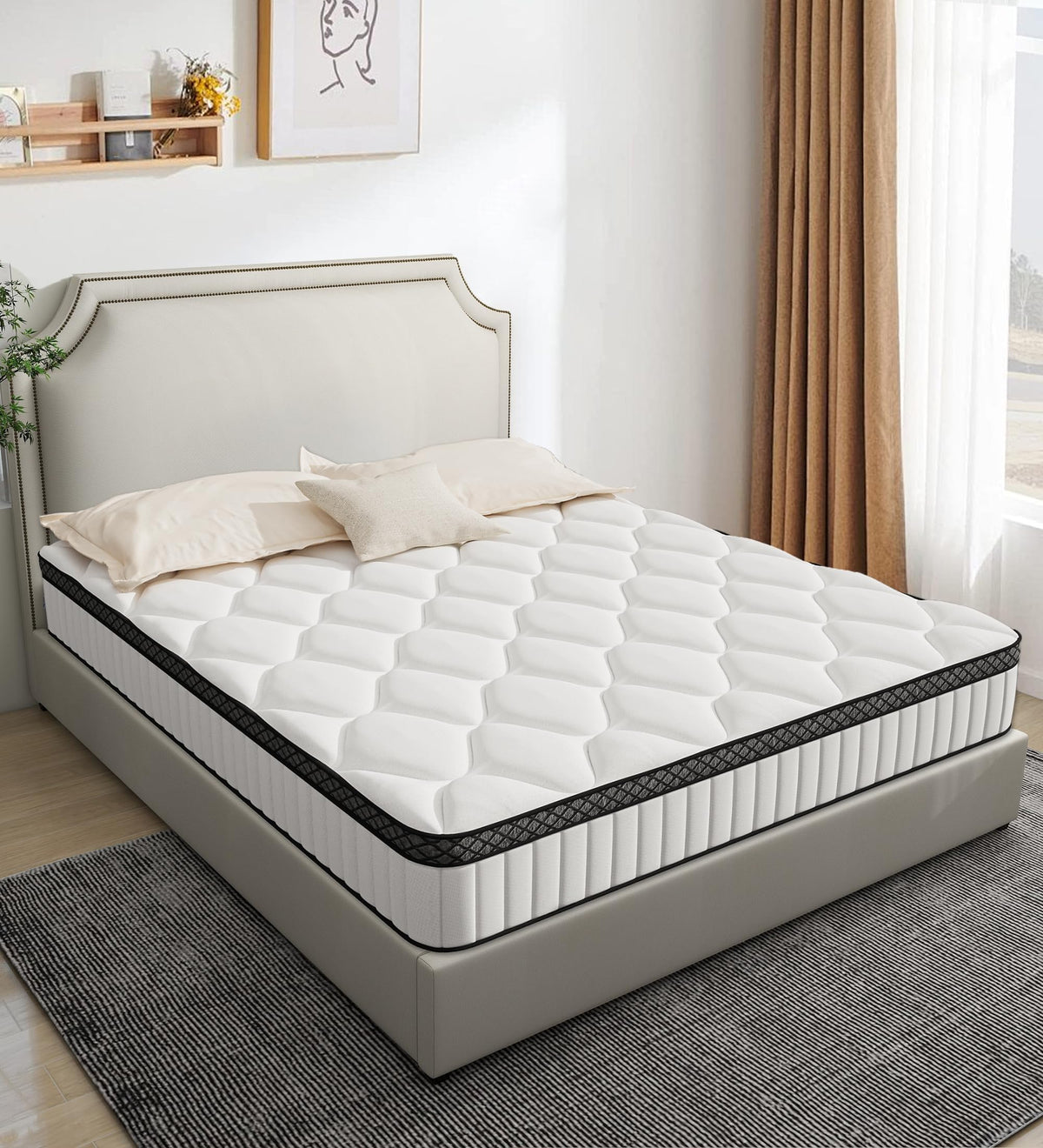 12 Inch Full Size Hybrid Mattress in a Box A635729