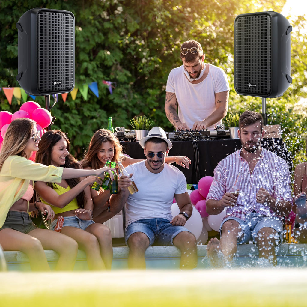 Portable All-in-One 2-Way PA System with 8-Channel Mixer B743