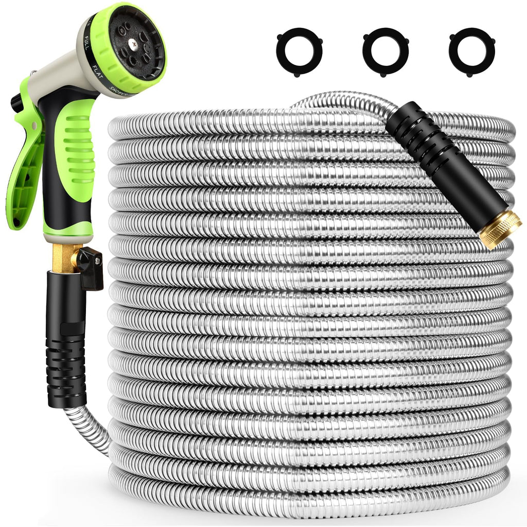 100 ft Stainless Steel Heavy Duty Garden Hose V9901
