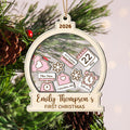 Baby's First Christmas Ornament 2026 Spherical W25704