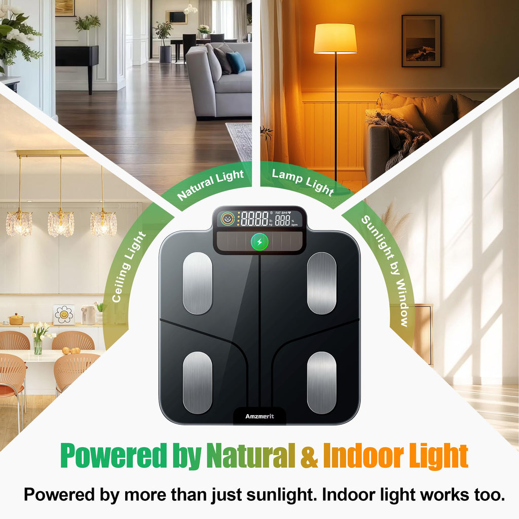 Solar Powered Smart Scale for Body Weight H463