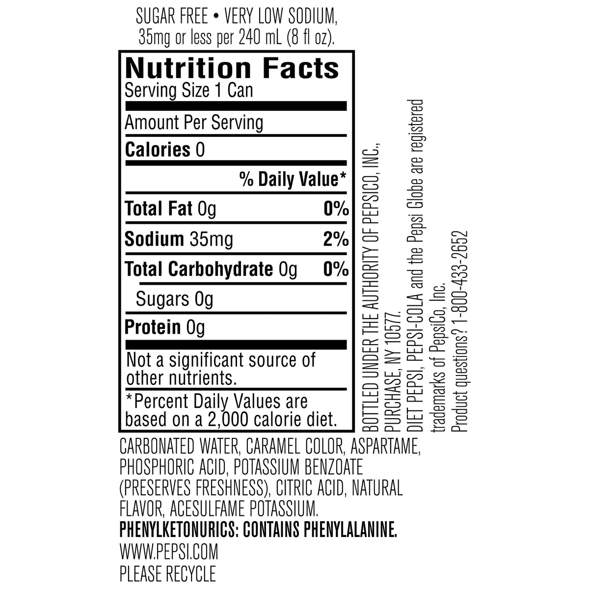 Caffeine Free 12 ounce Cans 24 Count I40129