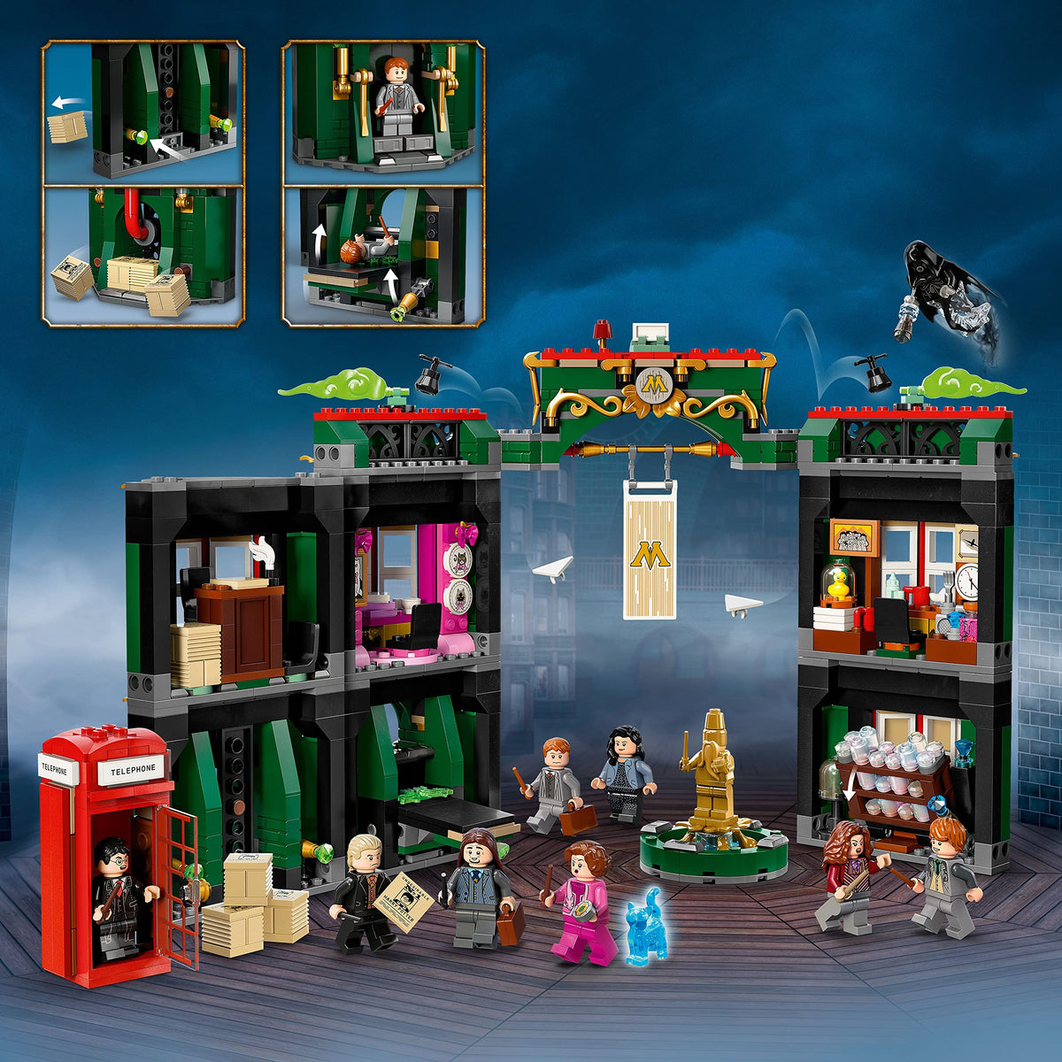Building Toy Set with 12 Minifigures V90291
