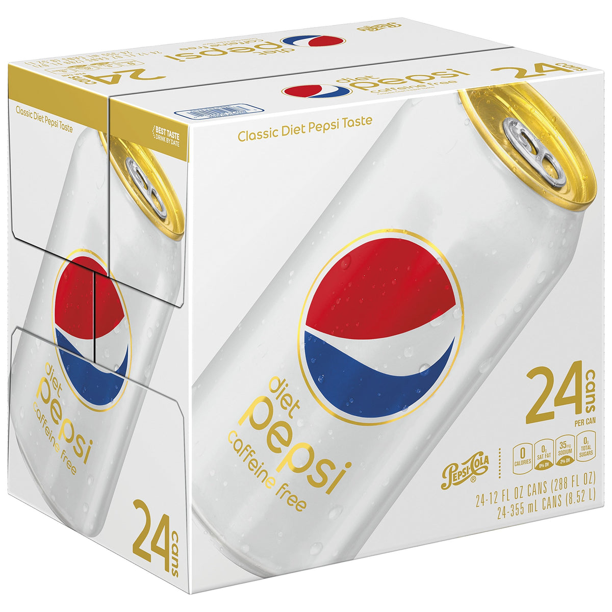 Caffeine Free 12 ounce Cans 24 Count I40129